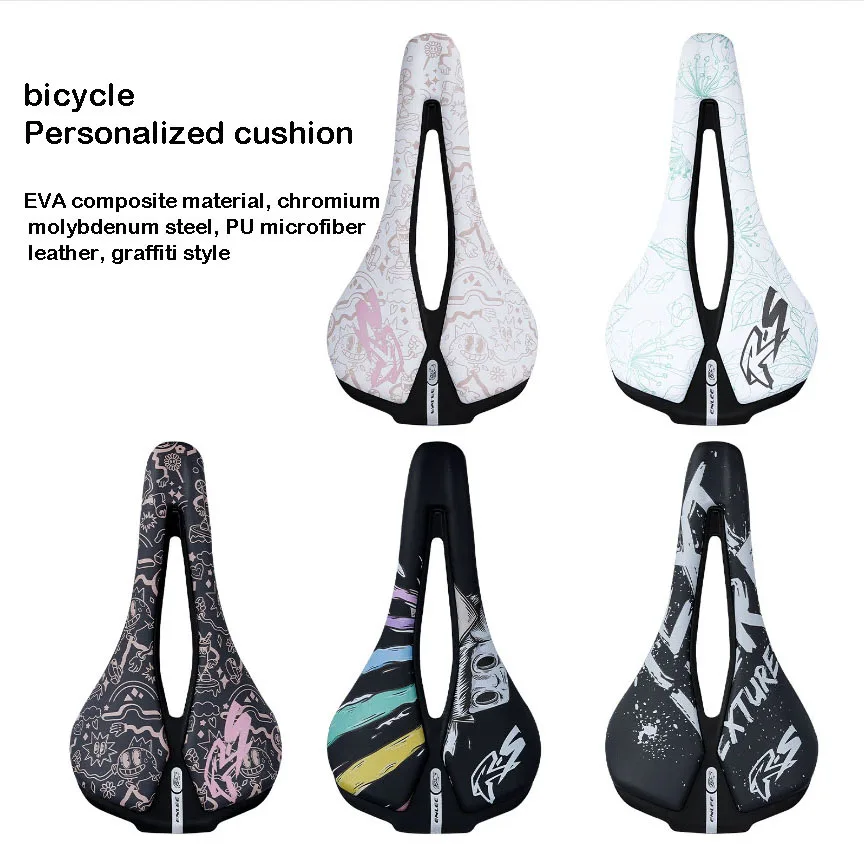 Bike Personalized Seat Folding Road Bike Hollow Breathable Ultra-light PU Microfiber Leather Saddle Riding Equipment
Bike Personalized Seat Folding Road Bike Hollow Breathable Ultra-light PU Microfiber Leather Saddle Riding Equipment