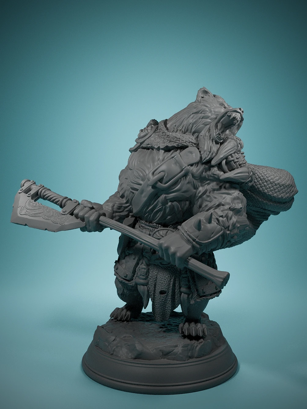 Werebear Bearserker Orik bjorntribe, 3D миниатюры Игровых персонажей, увеличивающийся медведь с топором, настольные игрушки-миниатюры
Werebear Bearserker Orik bjorntribe, 3D миниатюры Игровых персонажей, увеличивающийся медведь с топором, настольные игрушки-миниатюры