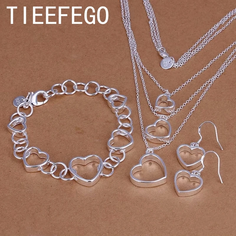 925 sterling Silver some model Valentine's Day gift necklace bracelet Earrings fashion jewelry sets for For Women Bridal wedding
925 sterling Silver some model Valentine's Day gift necklace bracelet Earrings fashion jewelry sets for For Women Bridal wedding