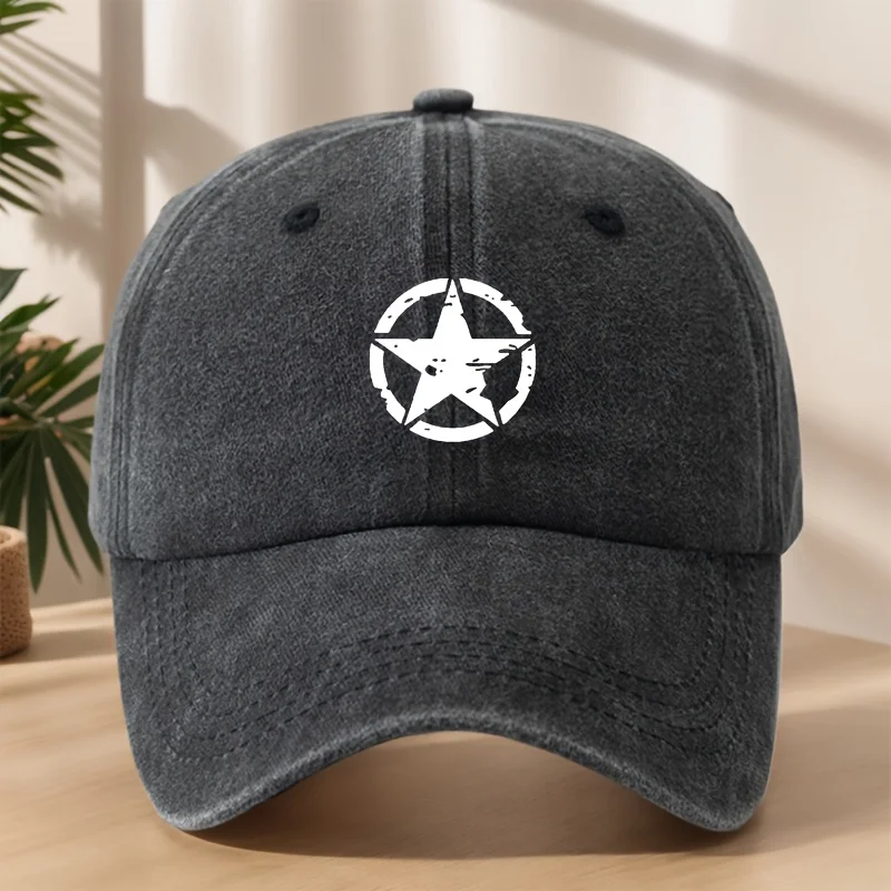 Men's Geometric Star Baseball Cap | Vintage Washed Lightweight for Outdoor Sports & Streetwear
Men's Geometric Star Baseball Cap | Vintage Washed Lightweight for Outdoor Sports & Streetwear