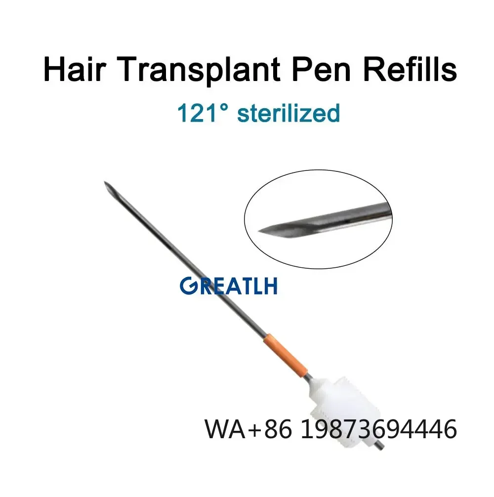 Replaceable FUE Punch Hair Transplant Needles 0.8-1.2mm
Replaceable FUE Punch Hair Transplant Needles 0.8-1.2mm