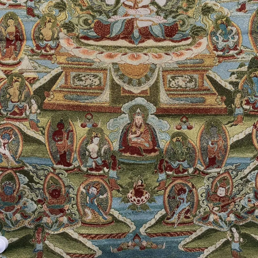 Thangka Embroidery Avalokitesvara Buddha Portrait Hanging Painting Wall Decoration Painting
Thangka Embroidery Avalokitesvara Buddha Portrait Hanging Painting Wall Decoration Painting
