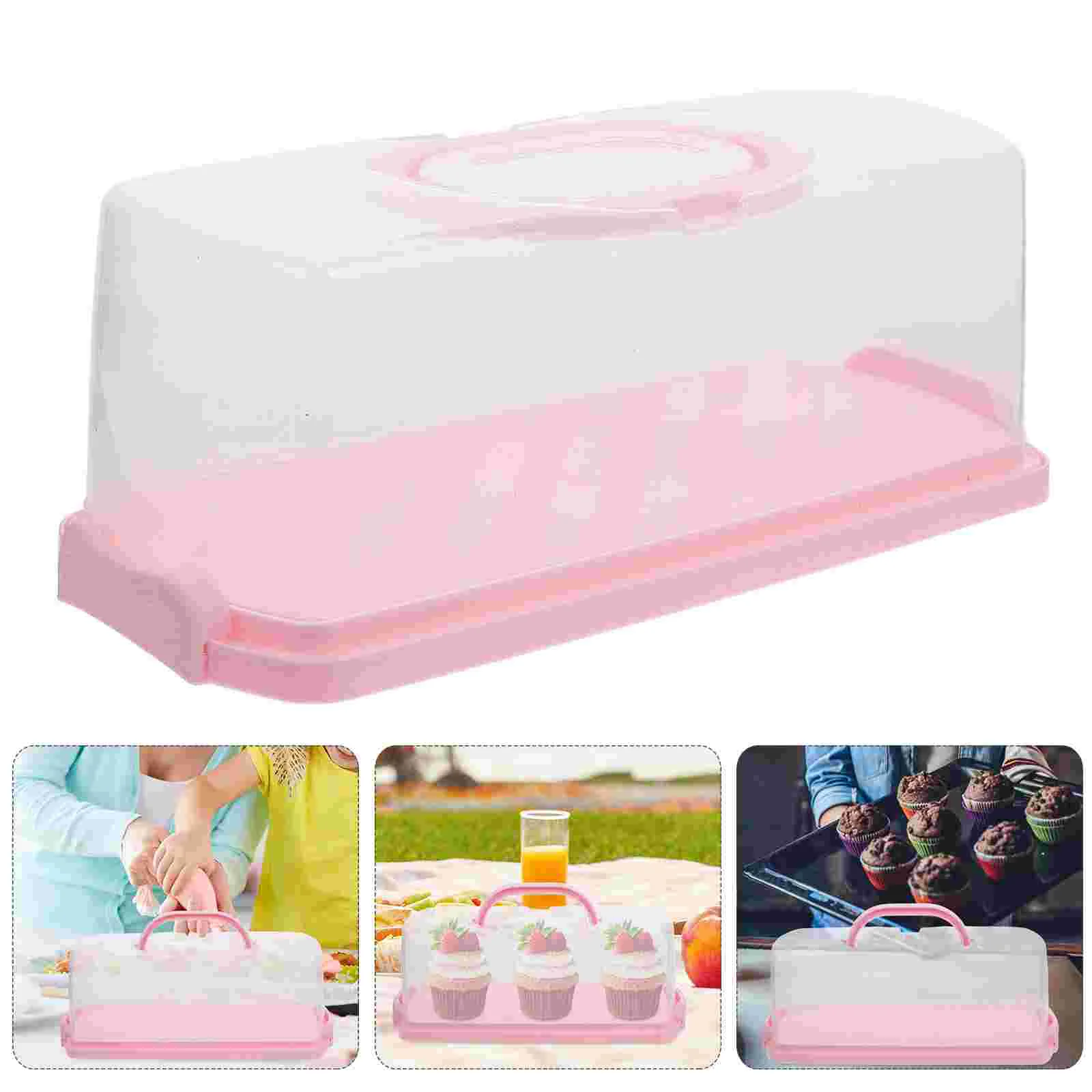 Transparent Rectangular Toast Box Bread Cake Rolls Portable Food Grade Plastic Storage Container Loaf Saver Cake Tool
Transparent Rectangular Toast Box Bread Cake Rolls Portable Food Grade Plastic Storage Container Loaf Saver Cake Tool