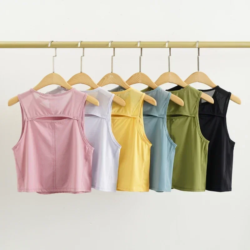 Dupe Sculpt Mesh Yoga Top For Women Loose Fit Workout Cropped Tank Gym Sleeveless Hollow Out Running Sport Shirt
Dupe Sculpt Mesh Yoga Top For Women Loose Fit Workout Cropped Tank Gym Sleeveless Hollow Out Running Sport Shirt