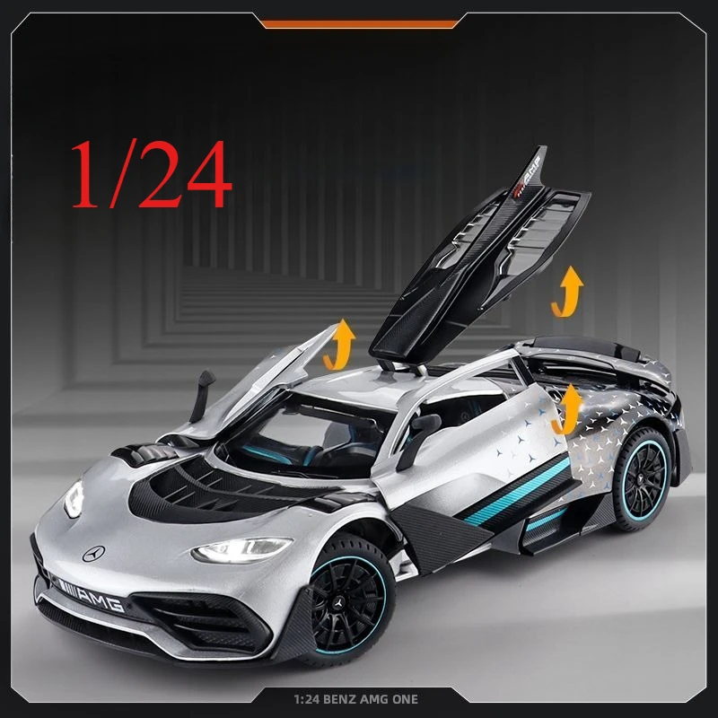 Large 1:24 Mercedes-Benz car model die-cast alloy car model, sound and light boy simulation ornament, toy sports car
Large 1:24 Mercedes-Benz car model die-cast alloy car model, sound and light boy simulation ornament, toy sports car