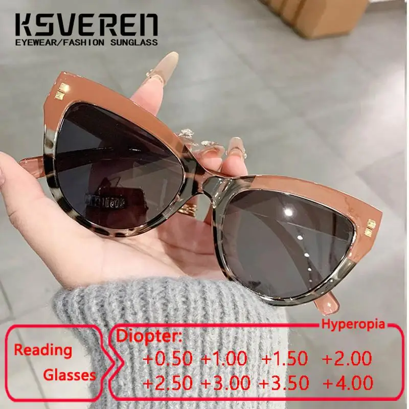 Trendy Double Color Cat Eye Gray Reading Glasses Women Sweet Anti Blue Light Optical Eyewear Shade Prescription Lens Readers
Trendy Double Color Cat Eye Gray Reading Glasses Women Sweet Anti Blue Light Optical Eyewear Shade Prescription Lens Readers