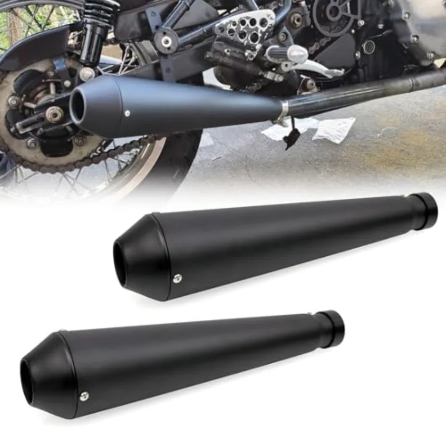 2PCS Stainless Steel Motorcycle Exhaust Muffler Silencer Pipe Inlet 1.46 1.54 1.65 1.77Inch Motorcycle Exhaust for Dirt Bike St
2PCS Stainless Steel Motorcycle Exhaust Muffler Silencer Pipe Inlet 1.46 1.54 1.65 1.77Inch Motorcycle Exhaust for Dirt Bike St