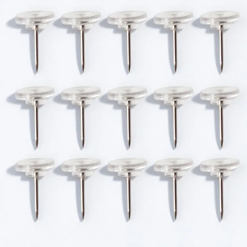 100Pcs Flat Head Pushpins Clear Thumbtacks for Cork Board Office Use Map Marking Bulletin Board Photo Wall Pin
100Pcs Flat Head Pushpins Clear Thumbtacks for Cork Board Office Use Map Marking Bulletin Board Photo Wall Pin