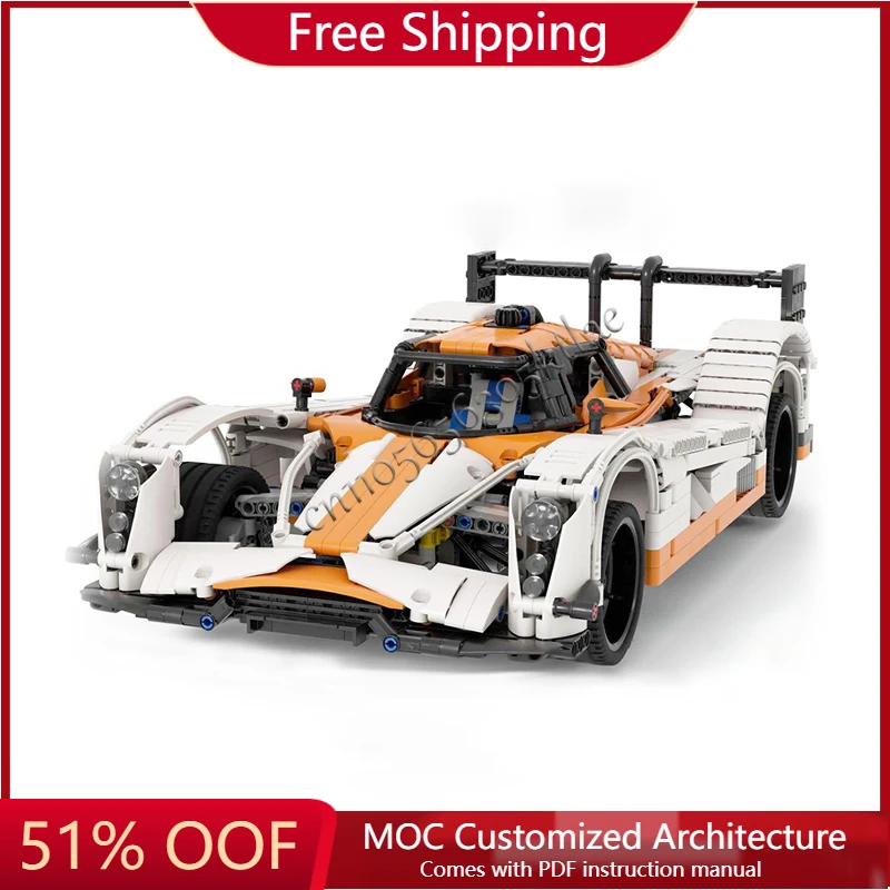 1864 PCS MOC Innovative City Luxury Orange Speedy Sports Car Building Brick Racing Technique Supercar DIY Toy Kids Surprise Gift
1864 PCS MOC Innovative City Luxury Orange Speedy Sports Car Building Brick Racing Technique Supercar DIY Toy Kids Surprise Gift