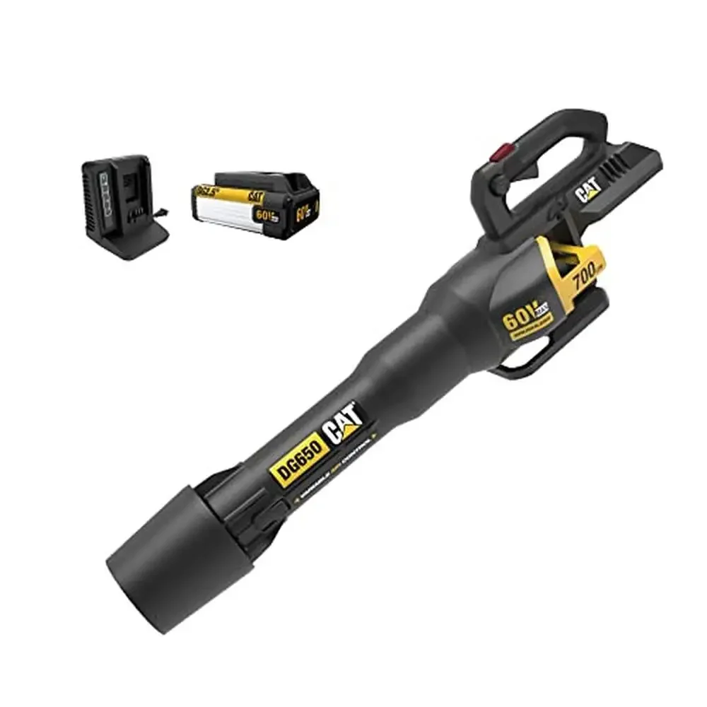 60V 700 CFM Cordless Leaf Blower with Battery and Charger Adjustable Speed Blower Lawn Care Brushless Motor Powerful Debris
60V 700 CFM Cordless Leaf Blower with Battery and Charger Adjustable Speed Blower Lawn Care Brushless Motor Powerful Debris