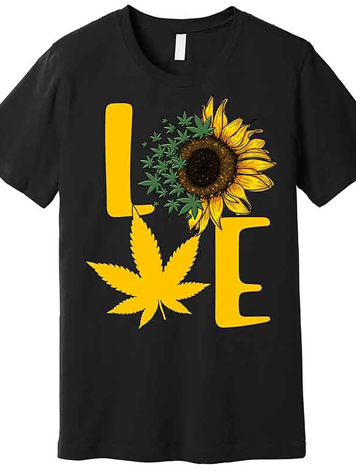 Мужская хлопковая футболка с забавным рисунком и подсолнухом — смелый дизайн LOVE с мотивам листьев и цветов, мягкая футболка премиум-класса с коротким рукавом
Мужская хлопковая футболка с забавным рисунком и подсолнухом — смелый дизайн LOVE с мотивам листьев и цветов, мягкая футболка премиум-класса с коротким рукавом