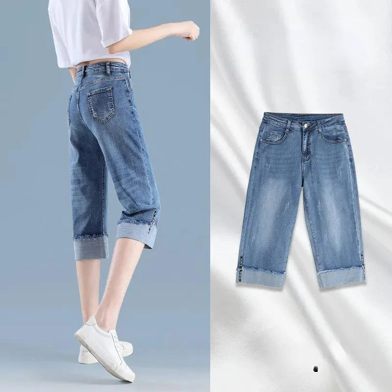 Ripped Denim Jeans Woman Trendy Loose Summer Thin Elastic Feet Pants Female Harem Pants Trousers Ladies Oversized Pants G125
Ripped Denim Jeans Woman Trendy Loose Summer Thin Elastic Feet Pants Female Harem Pants Trousers Ladies Oversized Pants G125