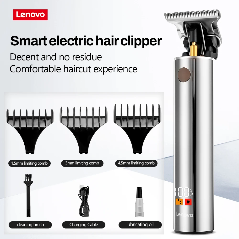 Lenovo F5 Electric Hair Clipper, Silent Men's Hair Trimmer, Household Hair Styling Tool
Lenovo F5 Electric Hair Clipper, Silent Men's Hair Trimmer, Household Hair Styling Tool