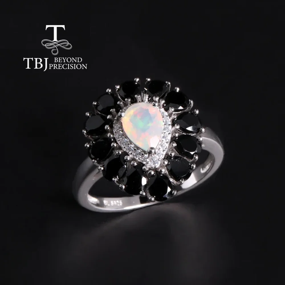 2026 Elegant light luxury design Natural Opal with black spinel women's ring 925 sterling silver fine jewelry birthday gift
2026 Elegant light luxury design Natural Opal with black spinel women's ring 925 sterling silver fine jewelry birthday gift