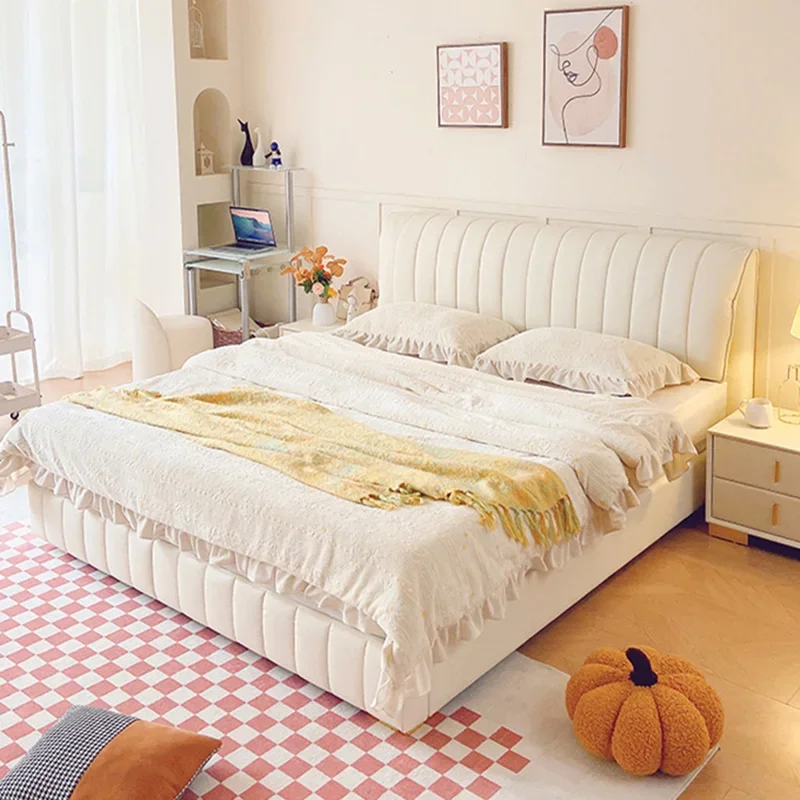 Storage Wood Bed Double Luxury Minimalist Girl Lounge Bed French Princess Camas De Matrimonio Dormitorio Bedroom Decoration
Storage Wood Bed Double Luxury Minimalist Girl Lounge Bed French Princess Camas De Matrimonio Dormitorio Bedroom Decoration