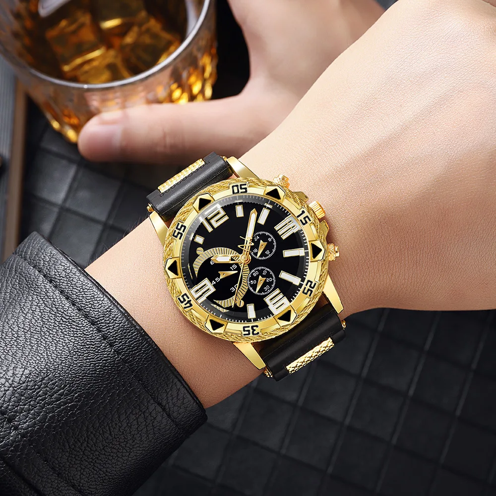 Fashion Luxury Men Quartz Watch Business Casual Silicone Strap Mens Wristwatch Family Friends Birthday Gifts Relojes Para Hombre
Fashion Luxury Men Quartz Watch Business Casual Silicone Strap Mens Wristwatch Family Friends Birthday Gifts Relojes Para Hombre