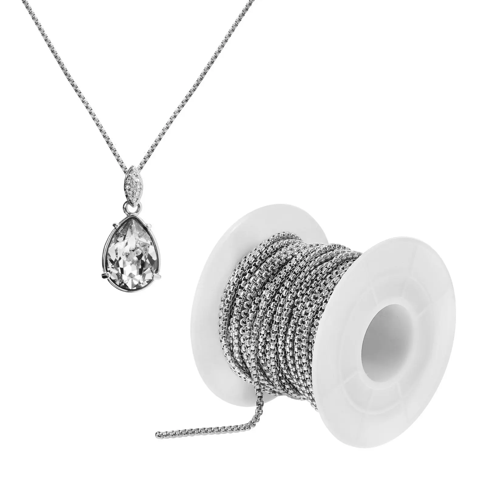 10 Yards Stainless Steel Pearl Chain Silver Beaded Jewelry Making Diy Necklace Sweater Chain For Keychain Bracelet Dog Tag Craft
10 Yards Stainless Steel Pearl Chain Silver Beaded Jewelry Making Diy Necklace Sweater Chain For Keychain Bracelet Dog Tag Craft