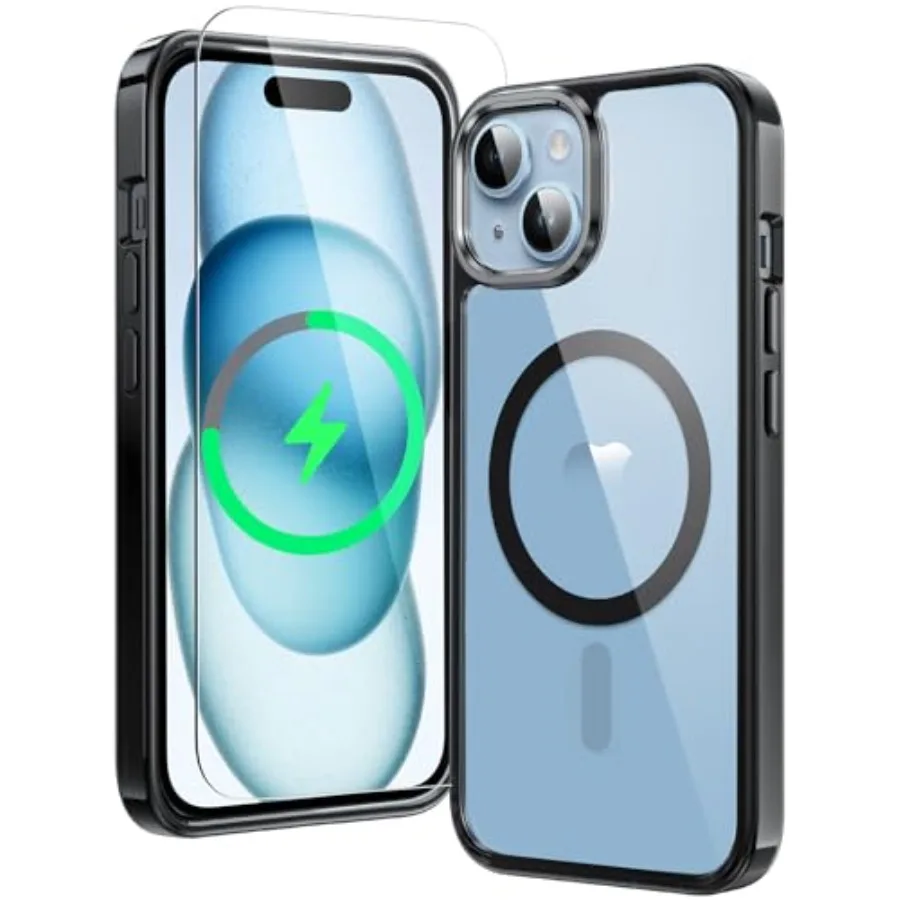 for iPhone 15 Case Clear: iPhone 14/13 Case Magnetic Phone Cases with Screen Protector Compatible with Magsafe Slim Anti Yellow
for iPhone 15 Case Clear: iPhone 14/13 Case Magnetic Phone Cases with Screen Protector Compatible with Magsafe Slim Anti Yellow