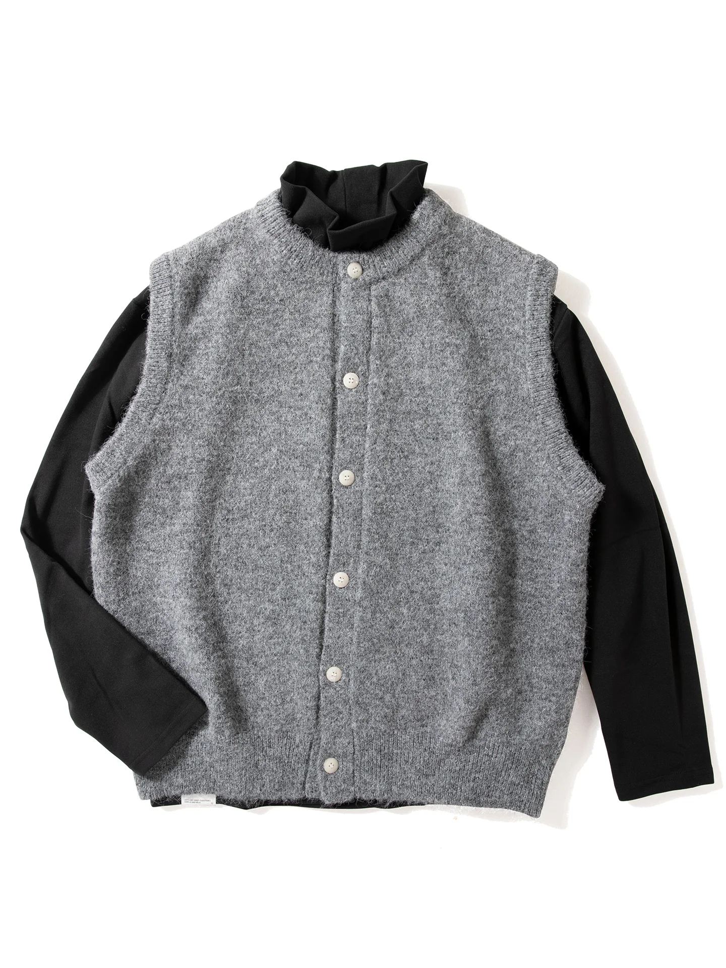 Мужской вязаный кардиган Laoqian Sle из смесовой шерсти, повседневный жилет с воротником, универсальный, на одной пуговице, осенняя мода
Мужской вязаный кардиган Laoqian Sle из смесовой шерсти, повседневный жилет с воротником, универсальный, на одной пуговице, осенняя мода