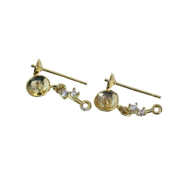 1 пара позолоченных медных серег-гвоздиков E203 с жемчугом и серебряной иглой S925, фурнитура для изготовления ювелирных изделий, аксессуары для DIY украшений
1 пара позолоченных медных серег-гвоздиков E203 с жемчугом и серебряной иглой S925, фурнитура для изготовления ювелирных изделий, аксессуары для DIY украшений