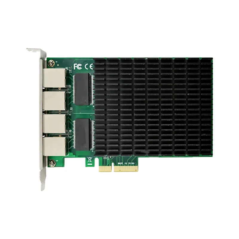 ABZZ-1Set PCI-E X4 Gigabit 4-Port Server Network Card Server NIC I210-T4 RJ45 Ethernet Network Card PCB
ABZZ-1Set PCI-E X4 Gigabit 4-Port Server Network Card Server NIC I210-T4 RJ45 Ethernet Network Card PCB