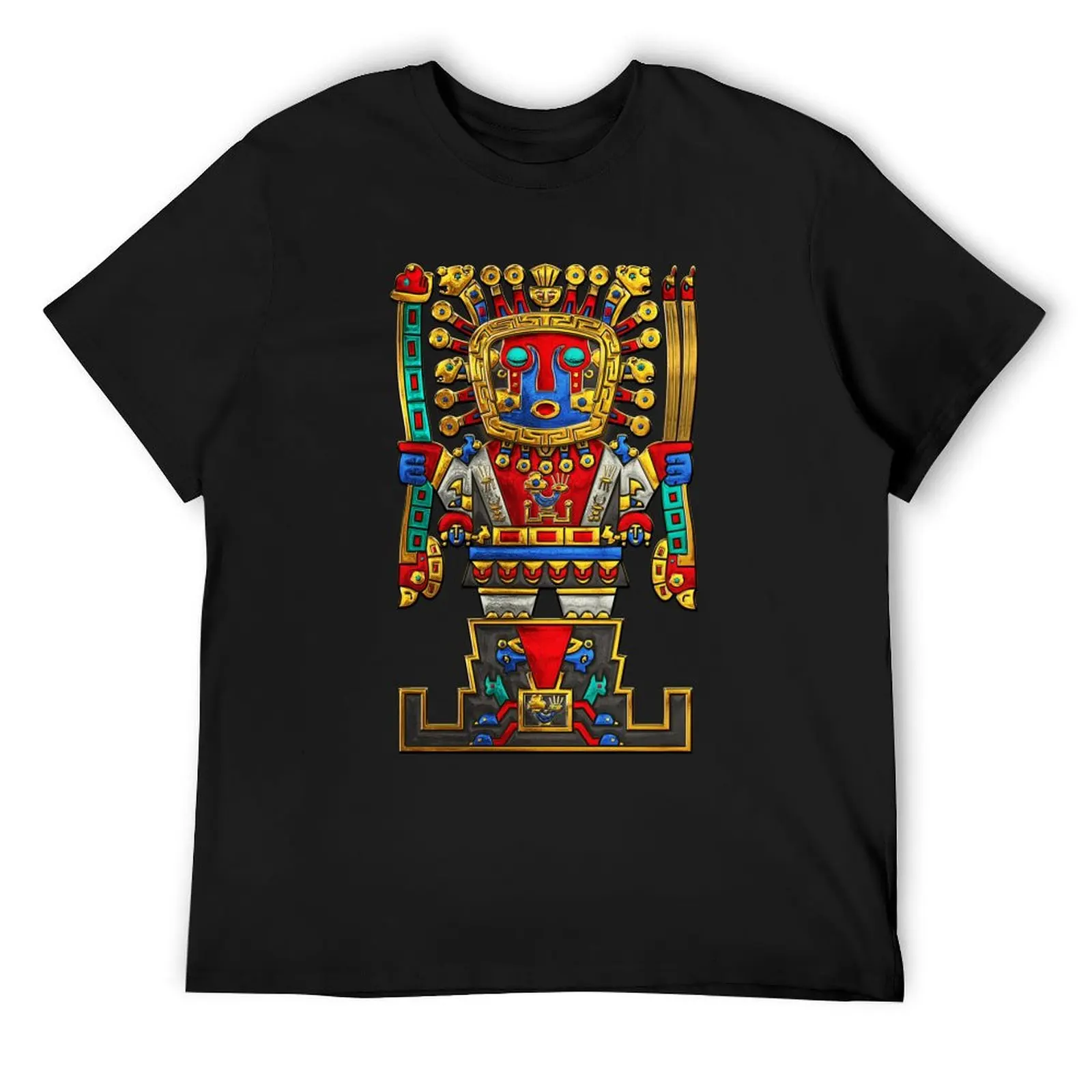 Incan Gods - The Great Creator Viracocha on Black Canvas T-Shirt kawaii clothes mens t shirt graphic
Incan Gods - The Great Creator Viracocha on Black Canvas T-Shirt kawaii clothes mens t shirt graphic