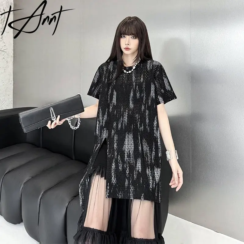 Tannnt Women T Shirt Asymmetry Hollow Out Long Fashion Casual Long T Shirt Tops For Women Color Matching Casual Long Tops 2025
Tannnt Women T Shirt Asymmetry Hollow Out Long Fashion Casual Long T Shirt Tops For Women Color Matching Casual Long Tops 2025