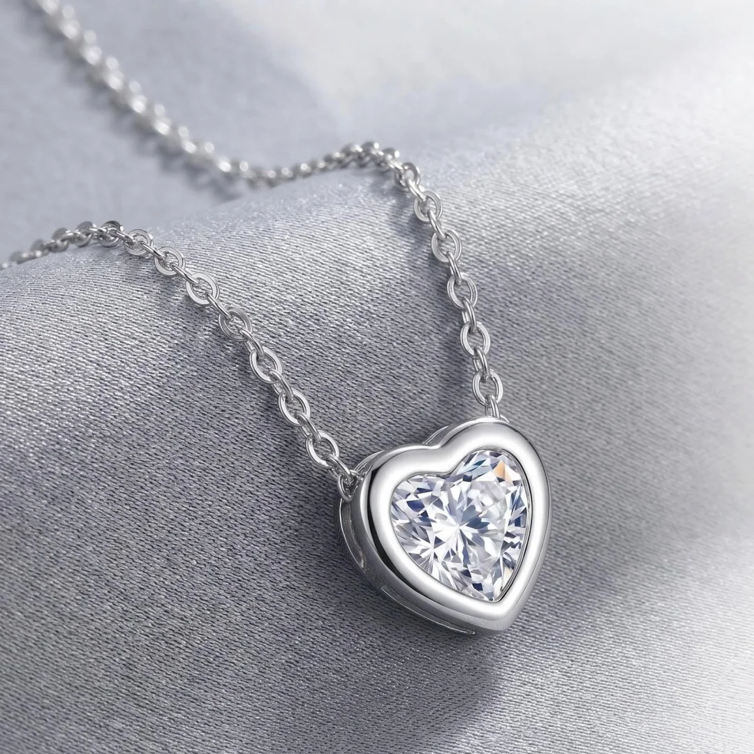 New 925 Sterling Silver Necklace Pendant Heart 5A Zircon for Women Wedding Jewelry Fine Accessories Fashion Party Gifts
New 925 Sterling Silver Necklace Pendant Heart 5A Zircon for Women Wedding Jewelry Fine Accessories Fashion Party Gifts