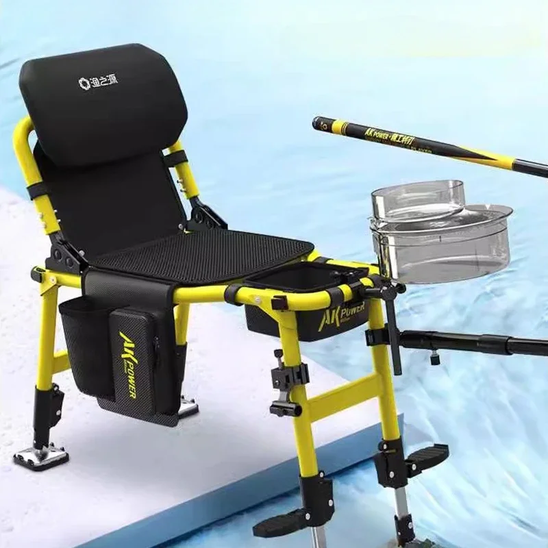 Multifunction Camping Fishing Chair Portable Modern Freshwater Fishing Chair Set Relaxing Outdoor Furniture Cadeiras Praia FYFC
Multifunction Camping Fishing Chair Portable Modern Freshwater Fishing Chair Set Relaxing Outdoor Furniture Cadeiras Praia FYFC