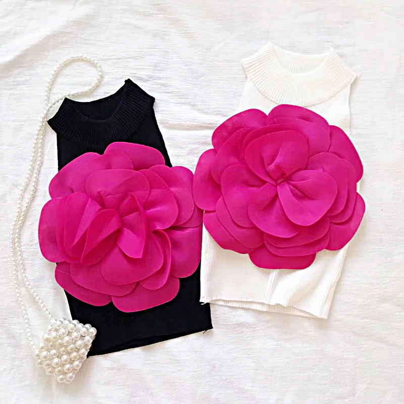 New Sweet 3D Flower Sleeveless Top One Shoulder Camisole Vest For Women's Y2k Korean Fashion Tide Spring Summer 2025 white top
New Sweet 3D Flower Sleeveless Top One Shoulder Camisole Vest For Women's Y2k Korean Fashion Tide Spring Summer 2025 white top