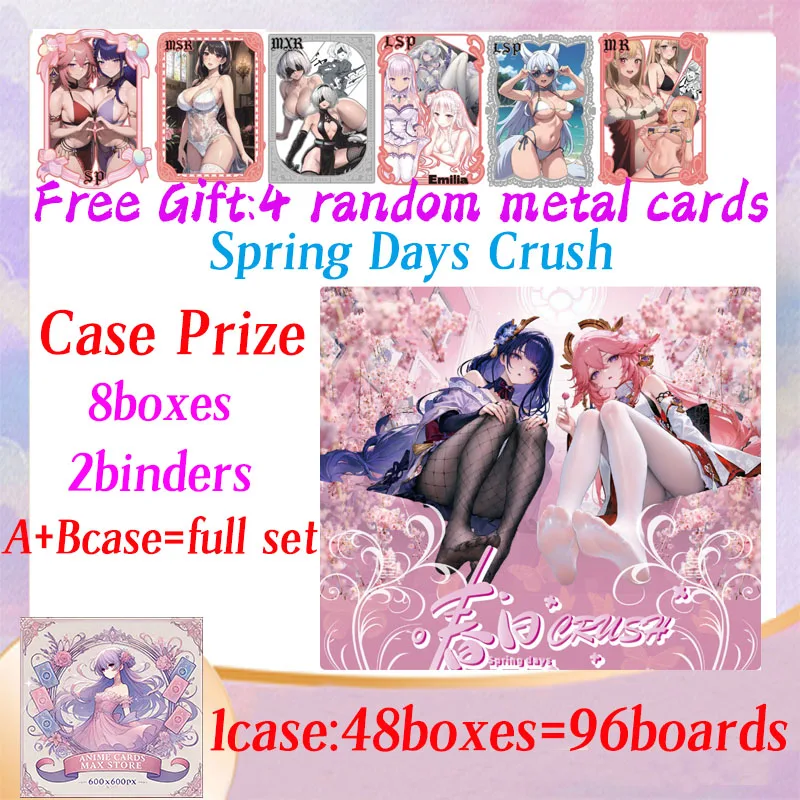 2025 Newest Spring Days Crush A5 Size Goddess Story Collection Waifu Swimsuit CCG ACG TCG World Trading Hobbies Gift 
2025 Newest Spring Days Crush A5 Size Goddess Story Collection Waifu Swimsuit CCG ACG TCG World Trading Hobbies Gift