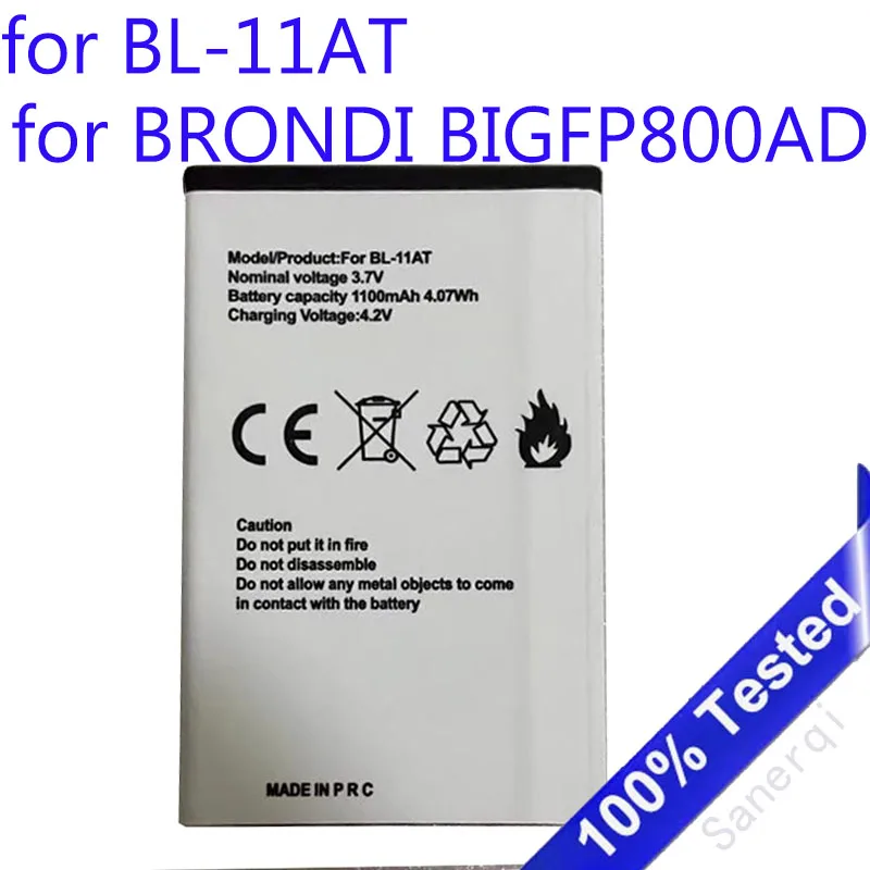 Для аккумулятора BL-11AT 800 мАч, новая дата производства, длительное время ожидания, высокое качество для аккумулятора BRONDI BIGFP800AD
Для аккумулятора BL-11AT 800 мАч, новая дата производства, длительное время ожидания, высокое качество для аккумулятора BRONDI BIGFP800AD