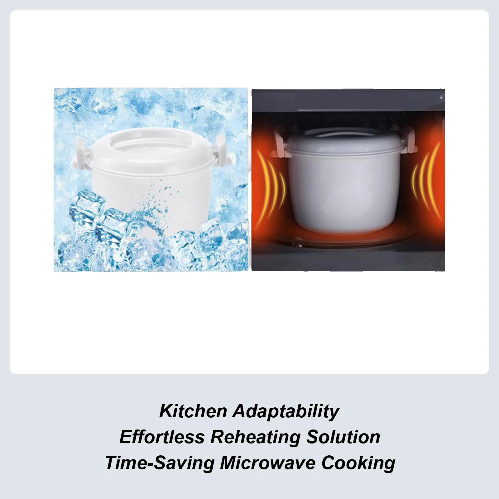 Microwave Rice Steamer Heat-Resistant Bowl Microwave Cooking Pot Food Box For Veggie Broccoli Quinoa Soup Potato Kitchen Dorm
Microwave Rice Steamer Heat-Resistant Bowl Microwave Cooking Pot Food Box For Veggie Broccoli Quinoa Soup Potato Kitchen Dorm