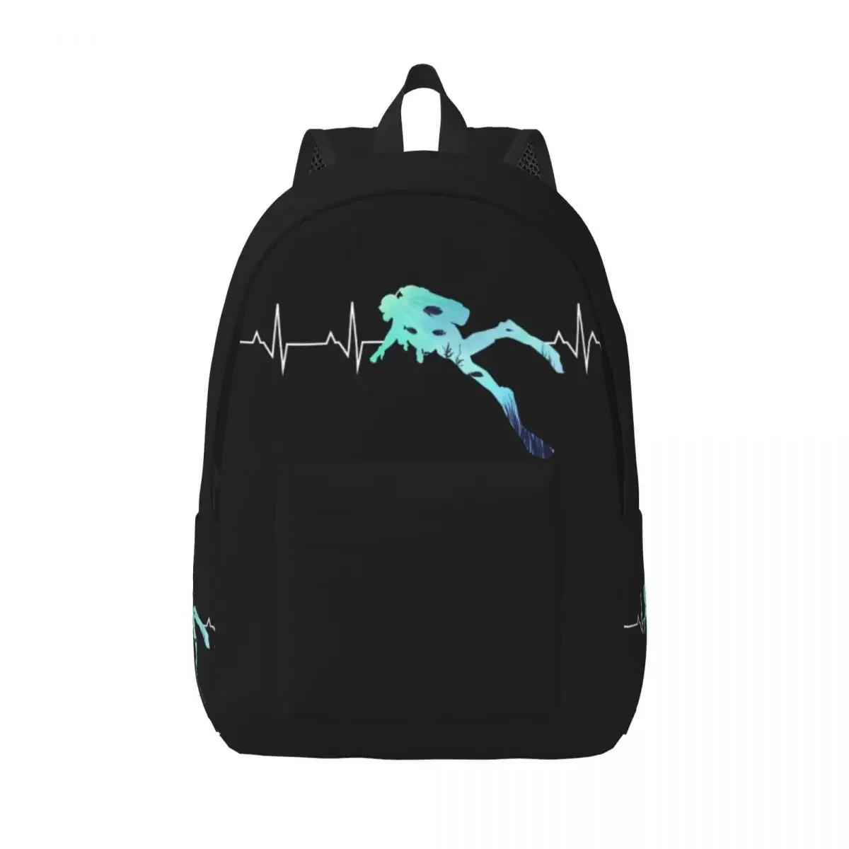 Customized Scuba Diving Heartbeat Canvas Backpacks Women Men Basic Bookbag for College School Dive Diver Bags 
Customized Scuba Diving Heartbeat Canvas Backpacks Women Men Basic Bookbag for College School Dive Diver Bags