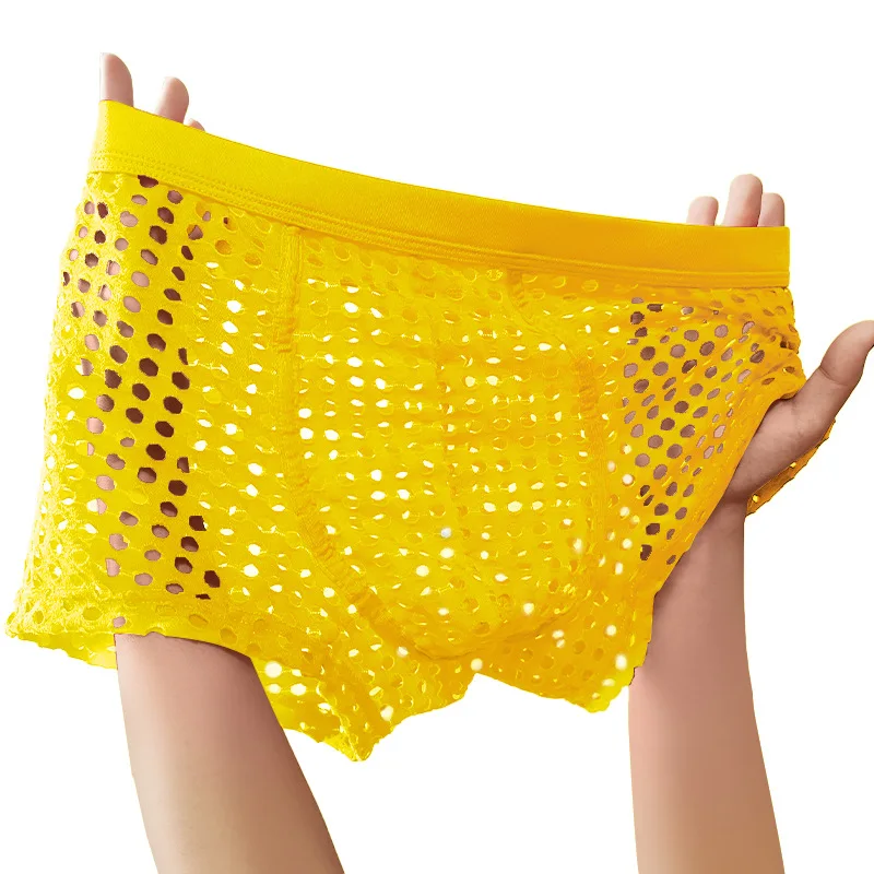 1 шт./3 шт./4 шт. сетчатое мужское нижнее белье дышащие однотонные мягкие трусы-боксеры
1 шт./3 шт./4 шт. сетчатое мужское нижнее белье дышащие однотонные мягкие трусы-боксеры