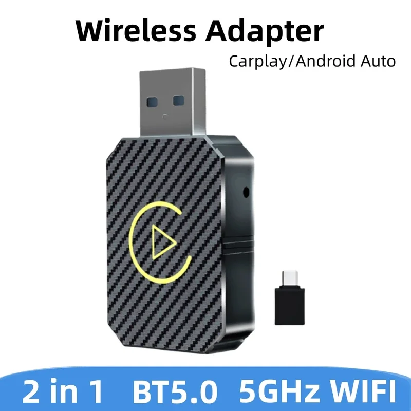 2025 NEW CarPlay Android Auto Adapter plug&Play 2 in 1 Smart Car AI BT Wireless USB Car Dongle for OEM Fast Connect
2025 NEW CarPlay Android Auto Adapter plug&Play 2 in 1 Smart Car AI BT Wireless USB Car Dongle for OEM Fast Connect