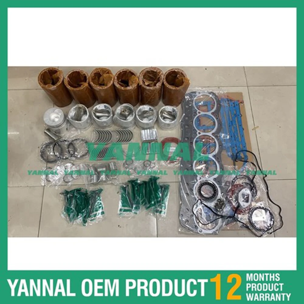 6x 6D14 Engine Overhaul Rebuild Kit For Mitsubishi diesel engine
6x 6D14 Engine Overhaul Rebuild Kit For Mitsubishi diesel engine