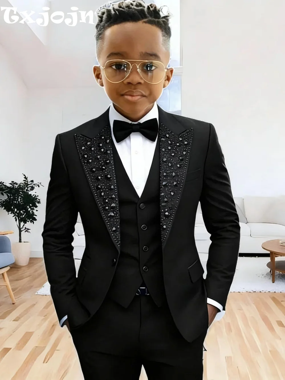 Boys Luxury Beaded Suit Set 3 Pieces For Evening Party High Quality Peak Lapel Suits Piano Performance Wear Elegant Plus Size
Boys Luxury Beaded Suit Set 3 Pieces For Evening Party High Quality Peak Lapel Suits Piano Performance Wear Elegant Plus Size
