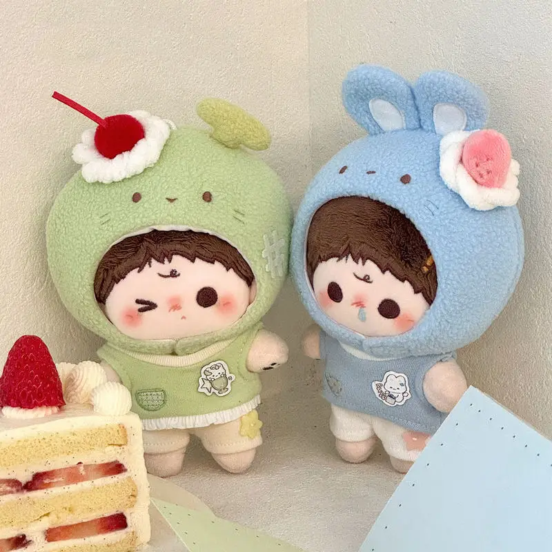 10Cm Cream Soda Series Cotton Doll Clothes Cute Plush Hat Outfit Set Soft Cartoon Dopamine Blue Green Fresh Color
10Cm Cream Soda Series Cotton Doll Clothes Cute Plush Hat Outfit Set Soft Cartoon Dopamine Blue Green Fresh Color
