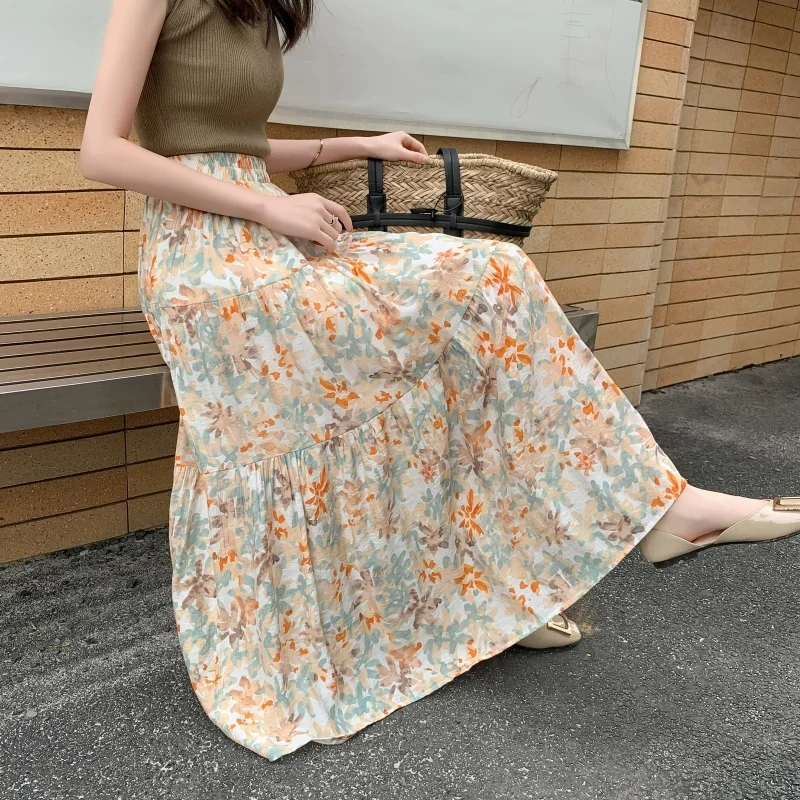 Elegant High Waist A-Line Midi Skirt with Cake Design And Print for Women Slimming Flared Skirt Polyester Fiber
Elegant High Waist A-Line Midi Skirt with Cake Design And Print for Women Slimming Flared Skirt Polyester Fiber