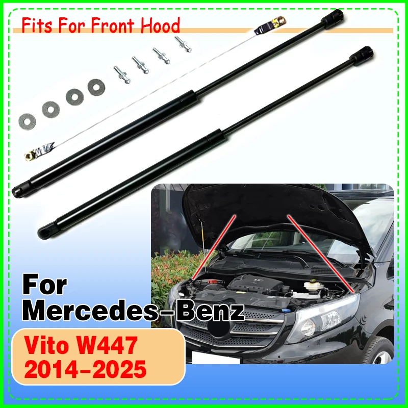 For Mercedes-Benz Vito W447 2014-2025 Front Hood Bonnet Lift Support Poles Struts Shocks Hydraulic Rod Gas Springs Kit
For Mercedes-Benz Vito W447 2014-2025 Front Hood Bonnet Lift Support Poles Struts Shocks Hydraulic Rod Gas Springs Kit