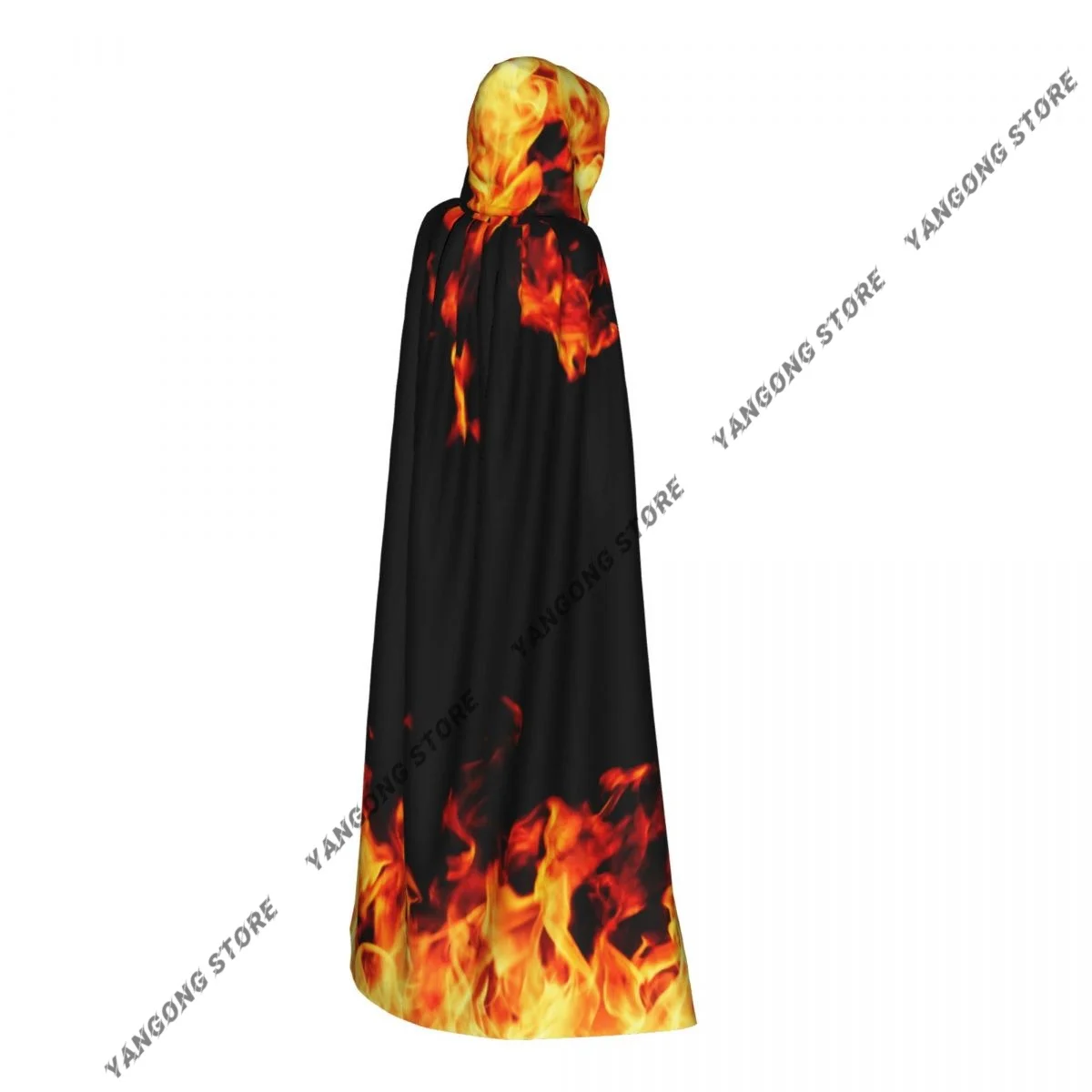 Adult Halloween Flame Fire Cloak Cape Hooded Medieval Costume Full Length Dress Coat
Adult Halloween Flame Fire Cloak Cape Hooded Medieval Costume Full Length Dress Coat