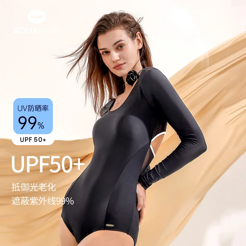 AquaPlay 2025 Fashion Butt Hugging Design Backless Women Swimsuits High End One Piece Swimsuits UPF50+ Long Sleeve Sexy Surfring
AquaPlay 2025 Fashion Butt Hugging Design Backless Women Swimsuits High End One Piece Swimsuits UPF50+ Long Sleeve Sexy Surfring