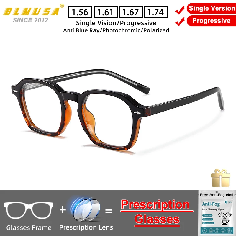 BLMUSA Fashion Polygonal Prescription Myopia Glasses Multifocal Reading Eyeglasses Men Anti Blue Light Photochromic Sunglasses
BLMUSA Fashion Polygonal Prescription Myopia Glasses Multifocal Reading Eyeglasses Men Anti Blue Light Photochromic Sunglasses