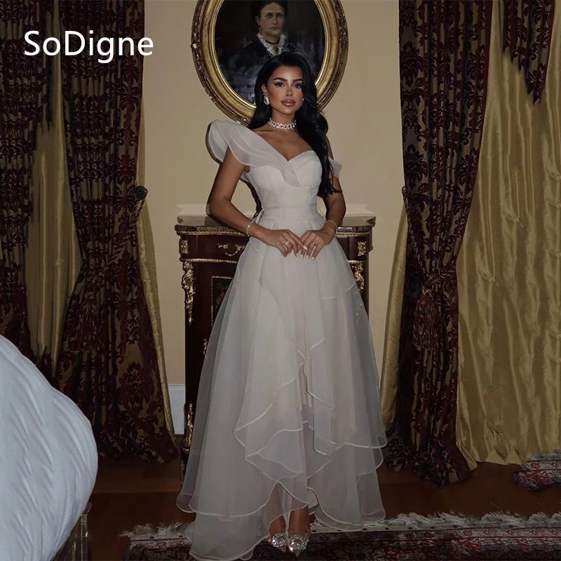SoDigne A-Line Homecoming Prom Gowns Layering V-Neck Off Shoulder Graduation Dresses Draped Floor-Length Prom Party Dresses
SoDigne A-Line Homecoming Prom Gowns Layering V-Neck Off Shoulder Graduation Dresses Draped Floor-Length Prom Party Dresses