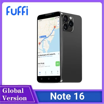 FUFFI 노트 16 스마트폰, 5.0 인치, 2 + 16GB ROM, 안드로이드, 듀얼 SIM,2500mAh, 휴대폰, 듀얼 SIM, 구글 플레이 스토어, 핸드폰
