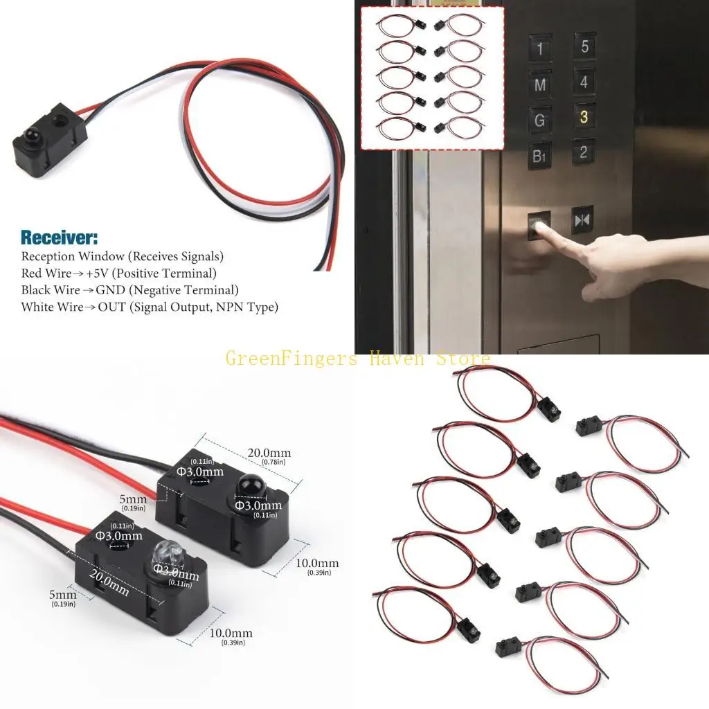 F68D Photoelectric Sensors 10pcs Reliable Performances For Smarted Home Applications
F68D Photoelectric Sensors 10pcs Reliable Performances For Smarted Home Applications