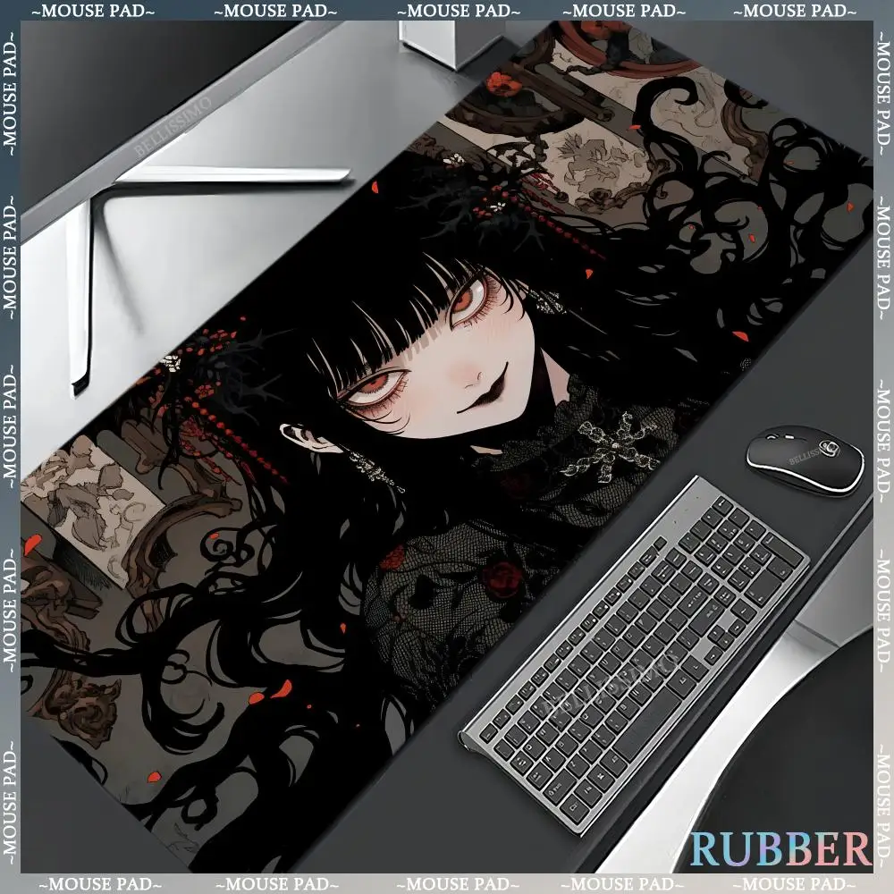 Anime Horror Girl XXL MousePad Gamer Office Pad Black Pad Game Room Accessories Desk Art Keyboard Pad Lock Edge Rubber Mouse Pad
Anime Horror Girl XXL MousePad Gamer Office Pad Black Pad Game Room Accessories Desk Art Keyboard Pad Lock Edge Rubber Mouse Pad
