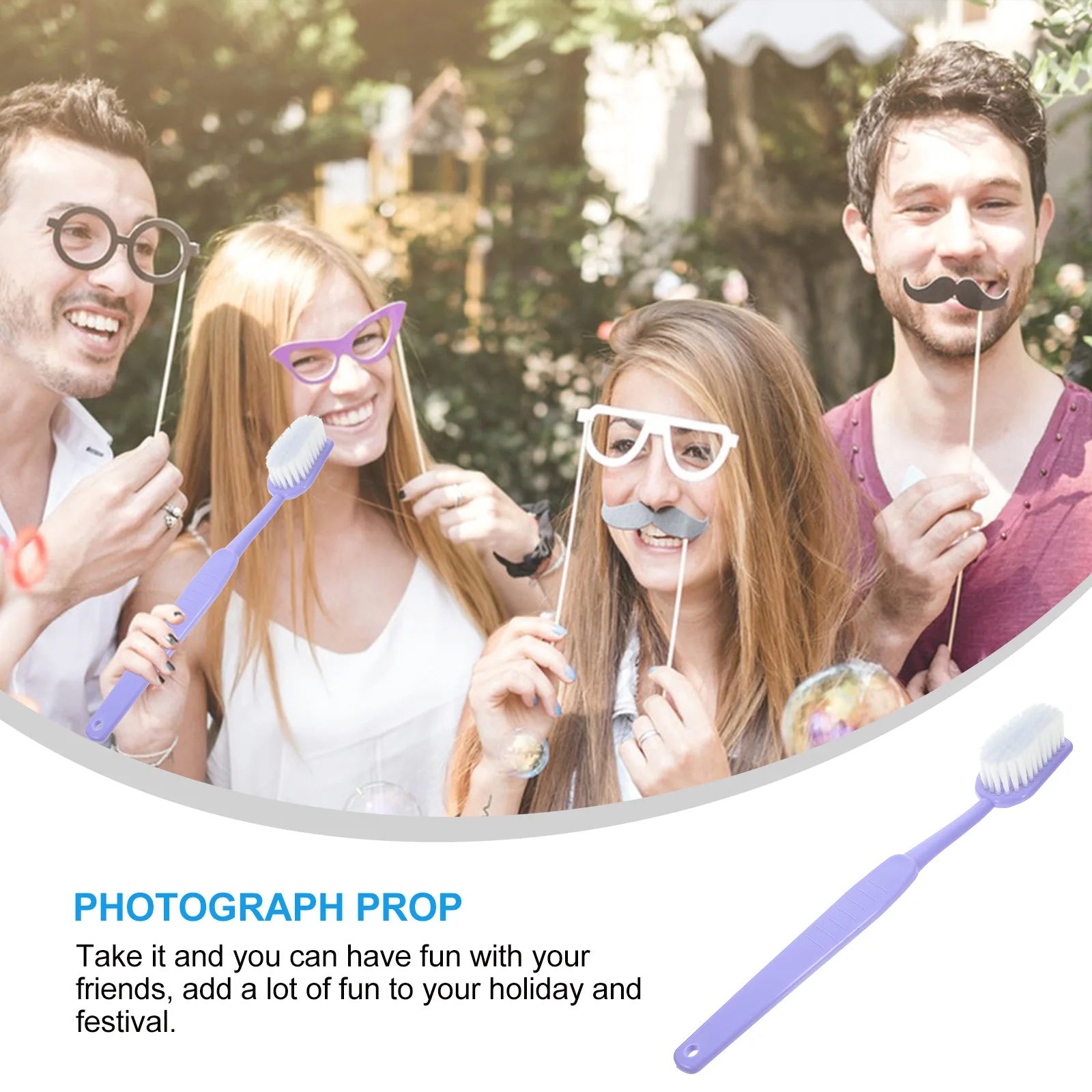 1pc White Toothbrush Prop Funny Photo Accessories for Party Decorations Halloween Bath Back Brush prank Toy
1pc White Toothbrush Prop Funny Photo Accessories for Party Decorations Halloween Bath Back Brush prank Toy