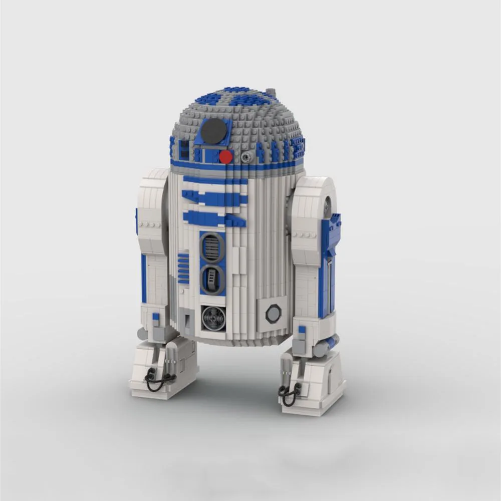 3613 Particles/set MOC-94130 UCS R2-D2 Robot Space Wars Model Space Union R2D2 Building Block Toys For Children Birthday Gifts
3613 Particles/set MOC-94130 UCS R2-D2 Robot Space Wars Model Space Union R2D2 Building Block Toys For Children Birthday Gifts